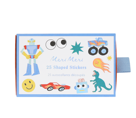 Toy Box Icon Shaped Stickers