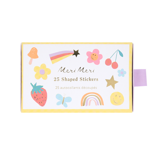 Happy Icons Shaped Stickers