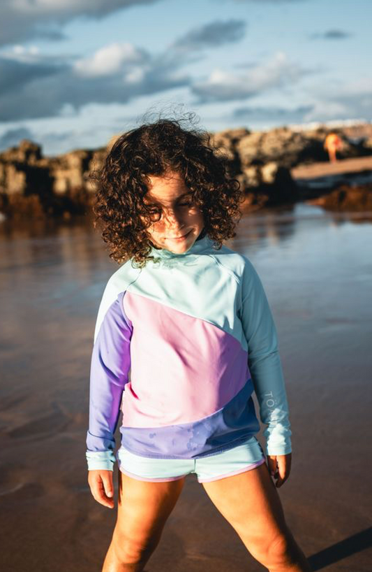 Girls UV Protector Long Sleeve Swim Top