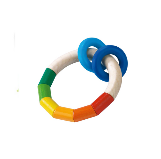 Kringelring Wooden Baby Rattle