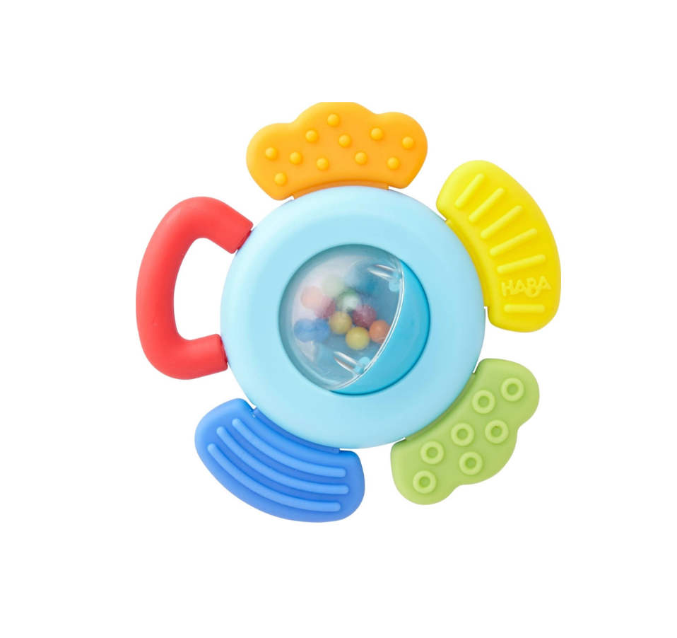 Blossom Plastic Baby Rattle & Infant Teether Toy