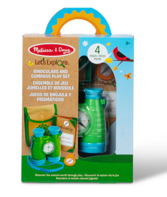 Let's Explore Binoculars & Compass Play Set