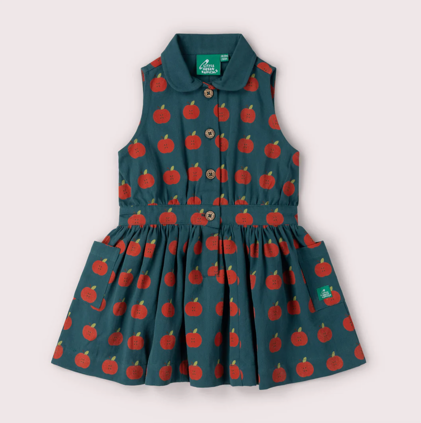 Apple Pinafore Dress