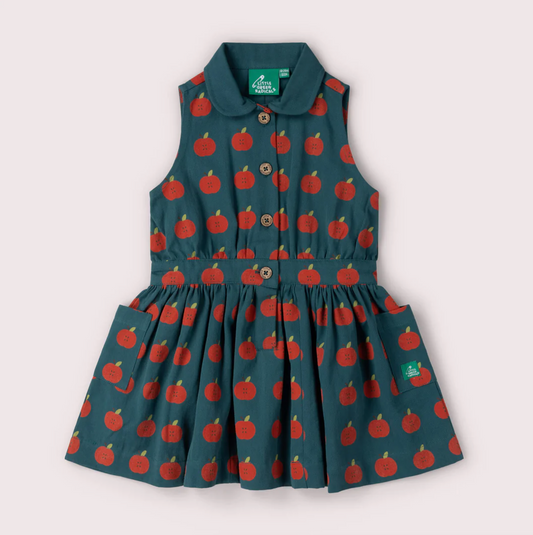 Apple Pinafore Dress