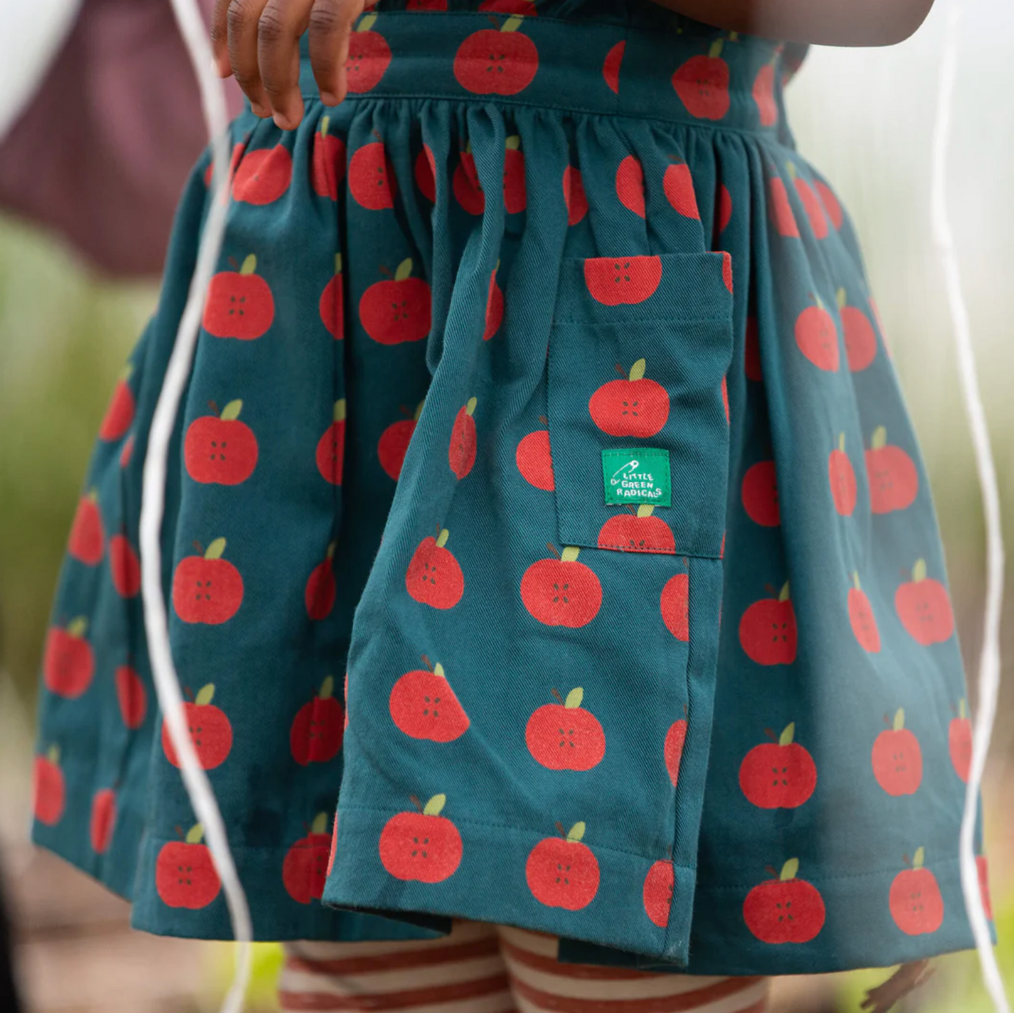 Apple Pinafore Dress