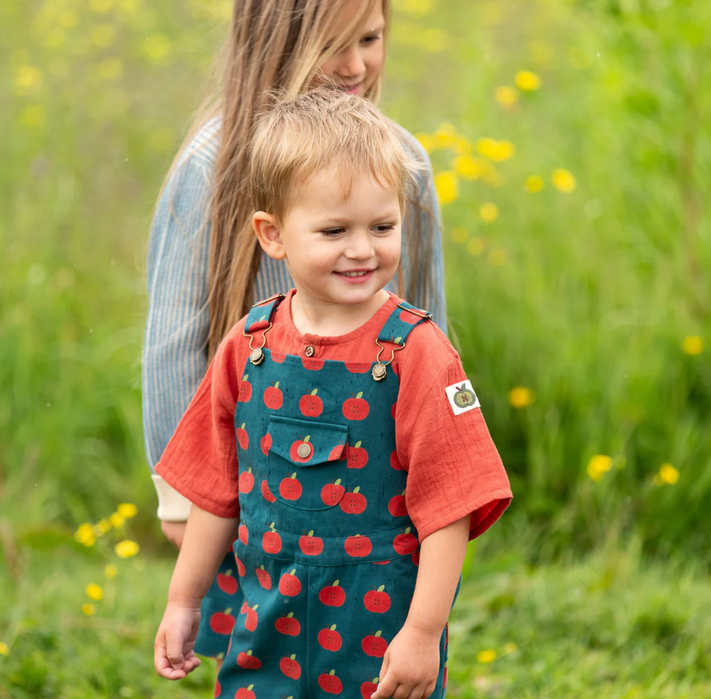 Apple Dungaree Shortalls