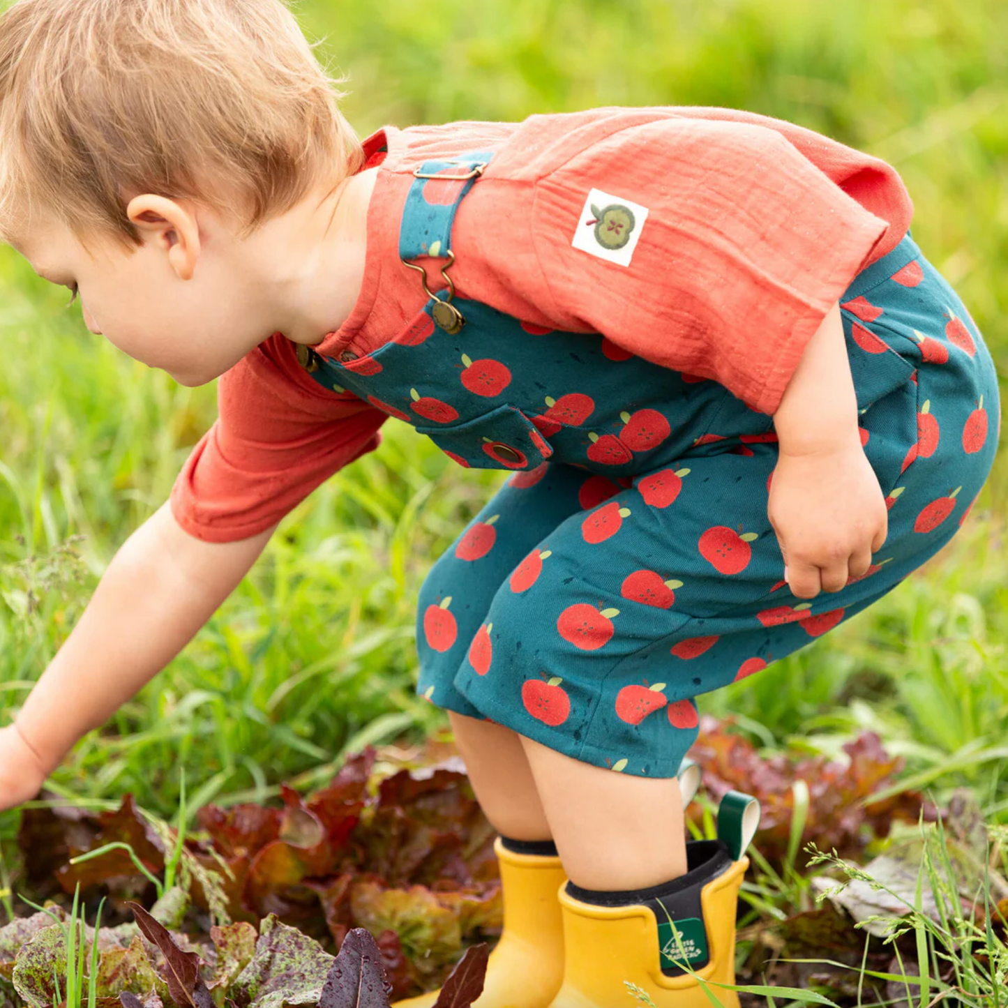 Apple Dungaree Shortalls