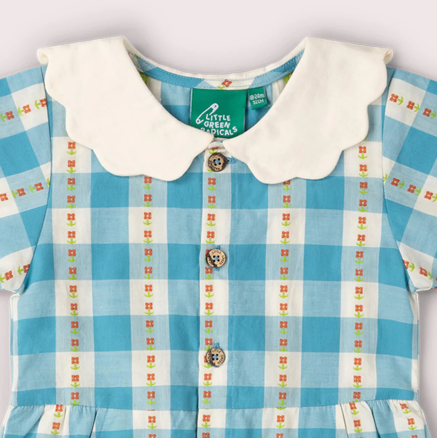 Blue Check Summer Dress