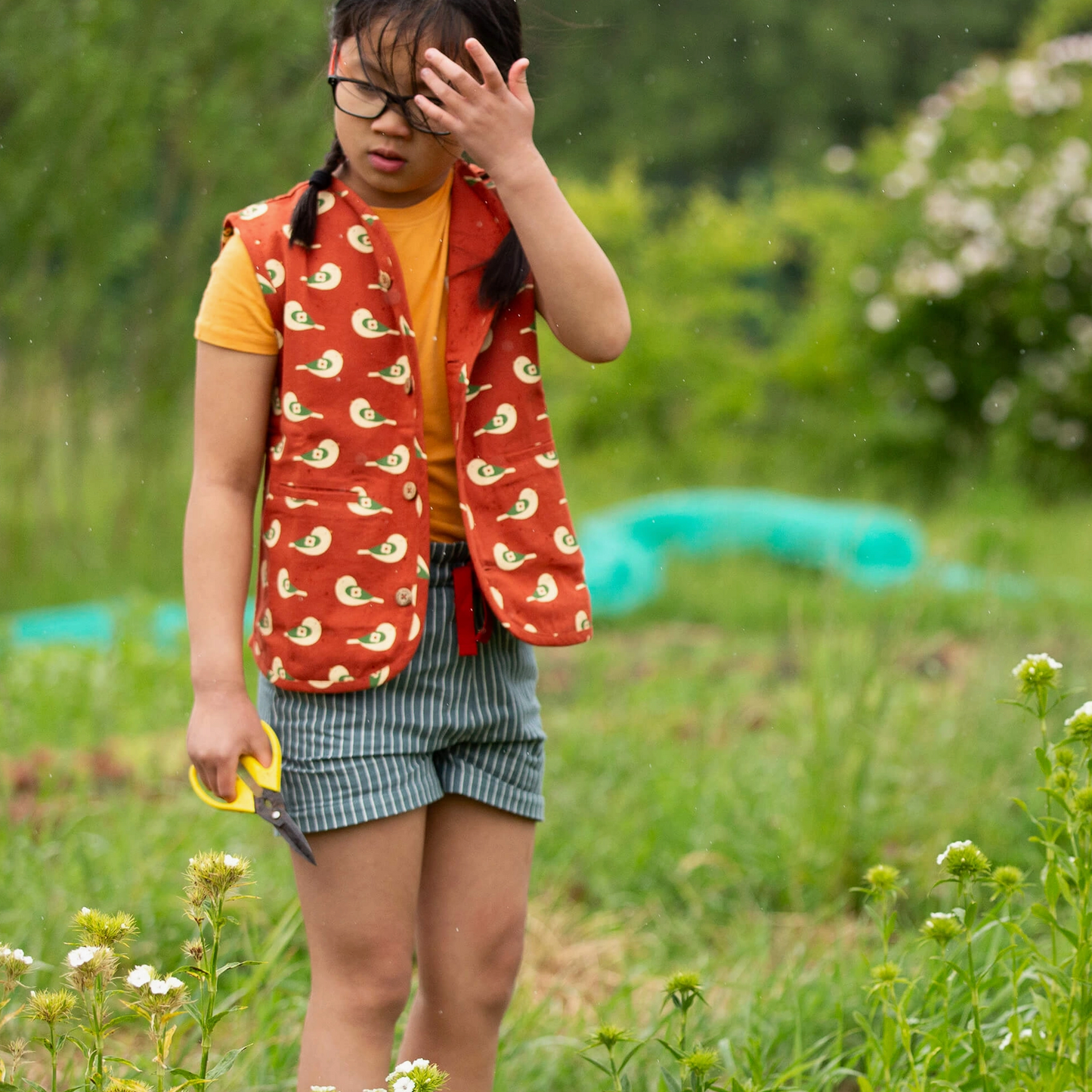 Spring Birds by the Sea Gilet Vest