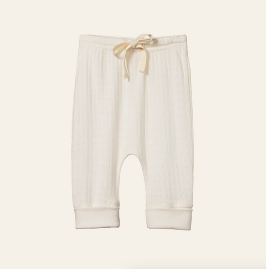 Pointelle Drawstring Pants