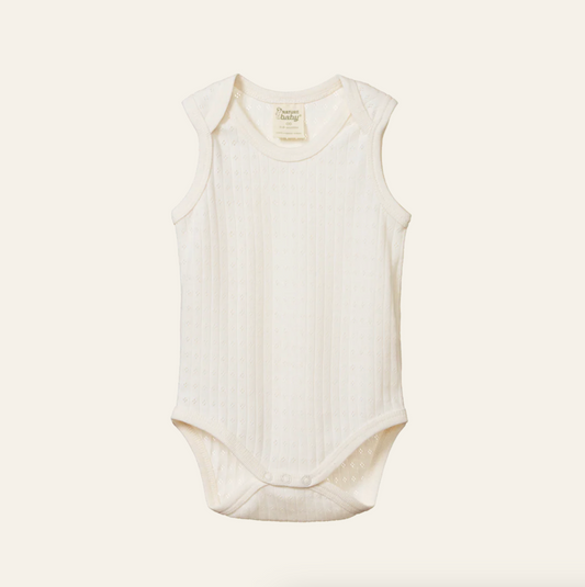 Pointelle Singlet Bodysuit