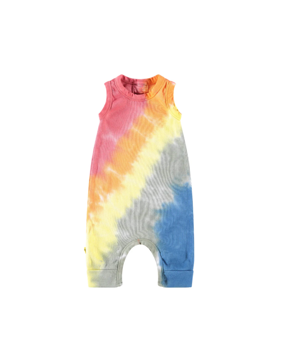 Ribbed Rainbow Tank Overall