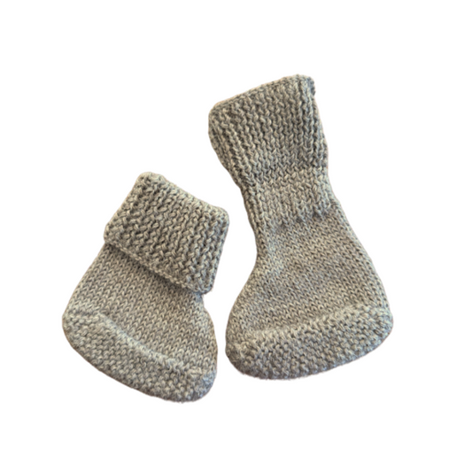 Baby Alpaca Knit Booties
