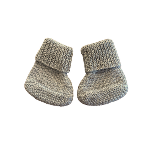 Baby Alpaca Knit Booties