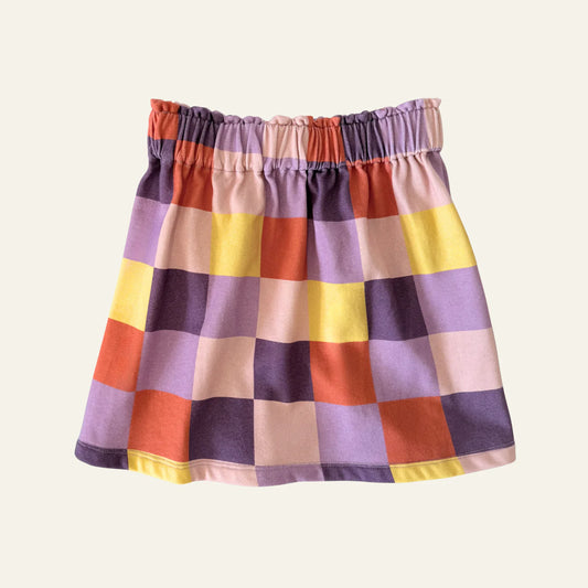 Checkered Twirl Skirt