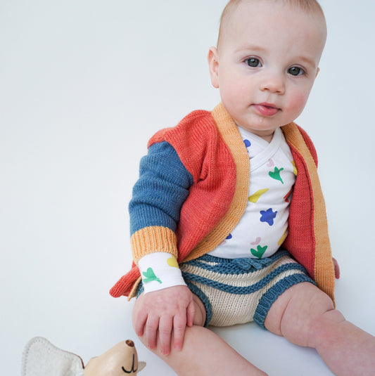Color Block Cardigan
