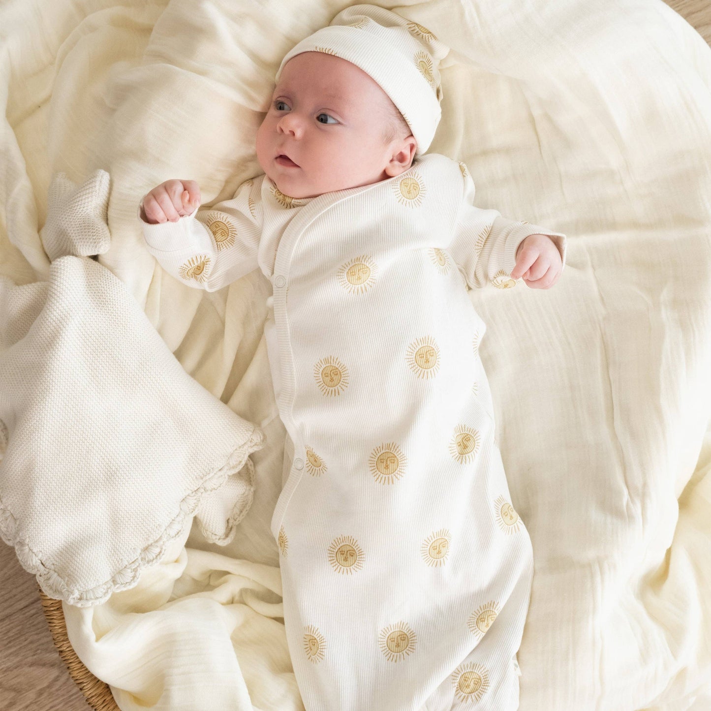 Organic Kimono Infant Sleep Gown