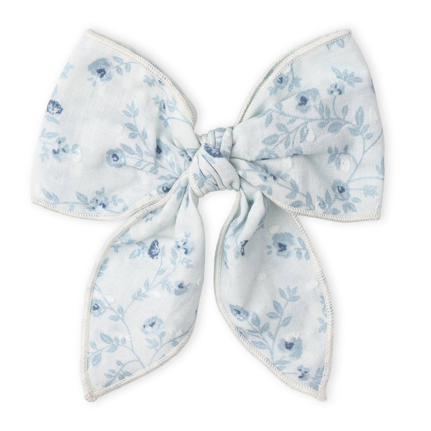 Hair Bow Clip - Ivy Floral