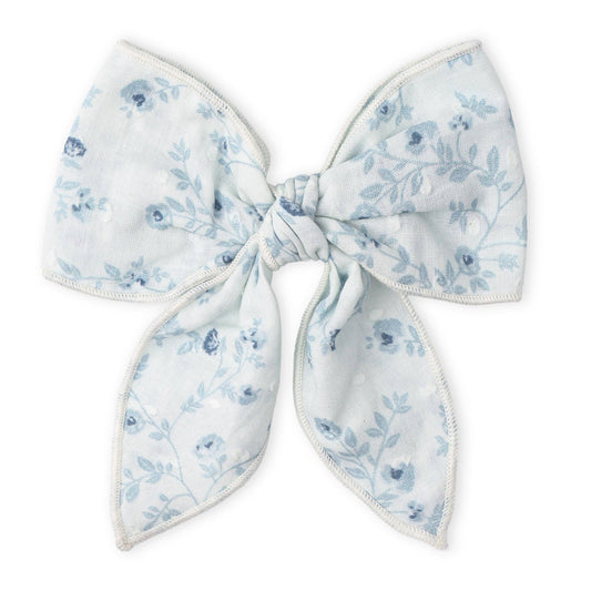 Hair Bow Clip - Ivy Floral