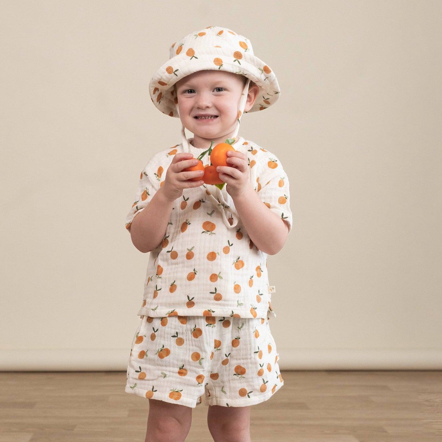 Mandarin Shirt & Shorts Set