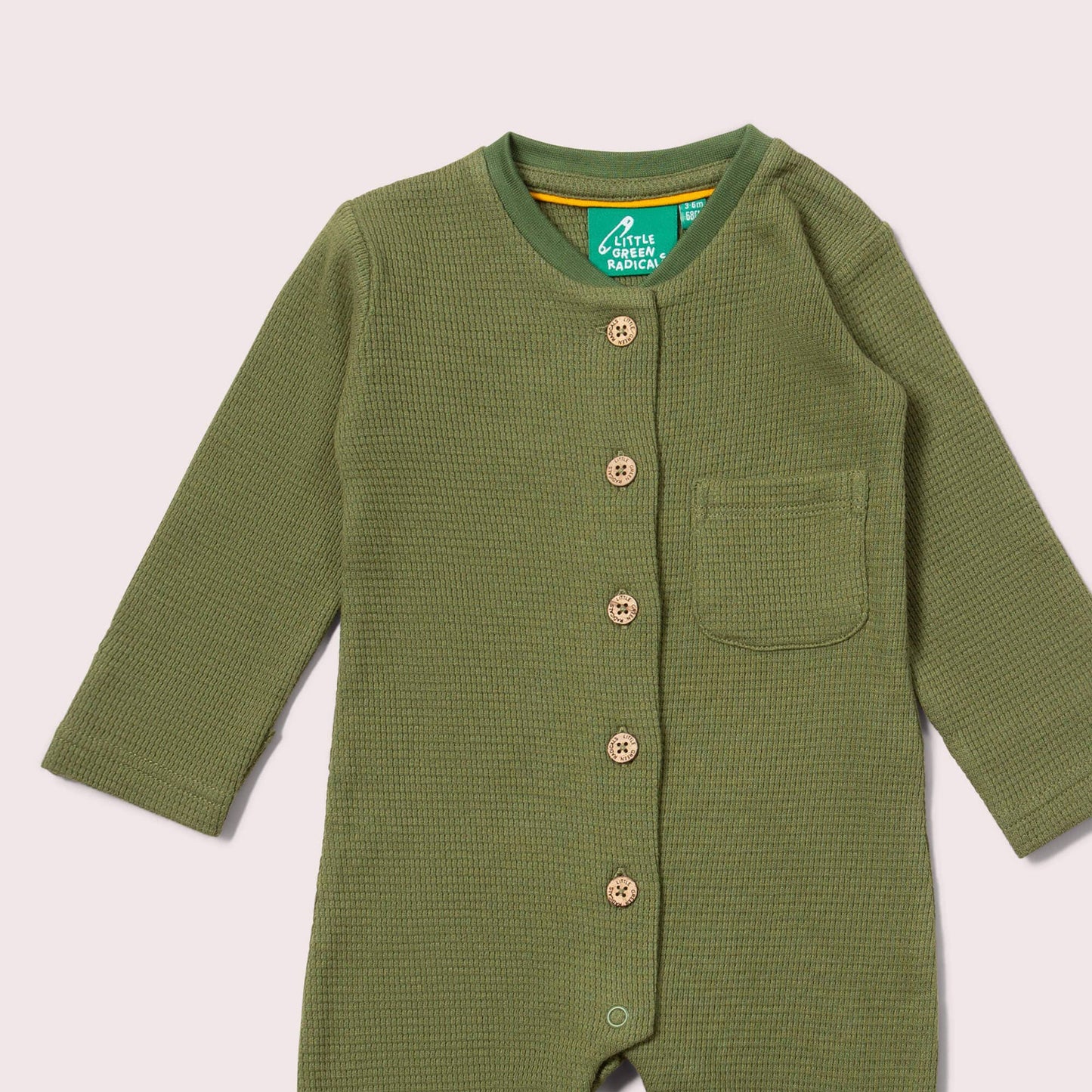 Chive Organic Waffle Playsuit