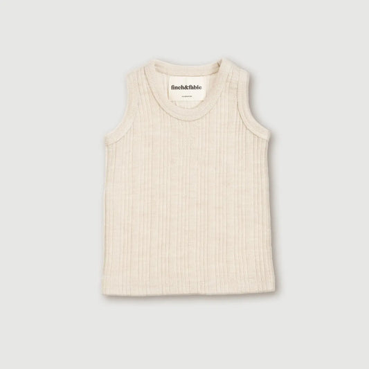 Wool Rib Singlet