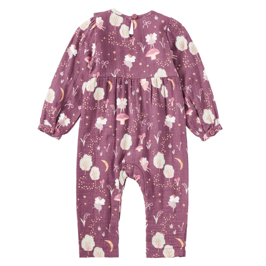 Muslin Heirloom Romper in Forest Fairies