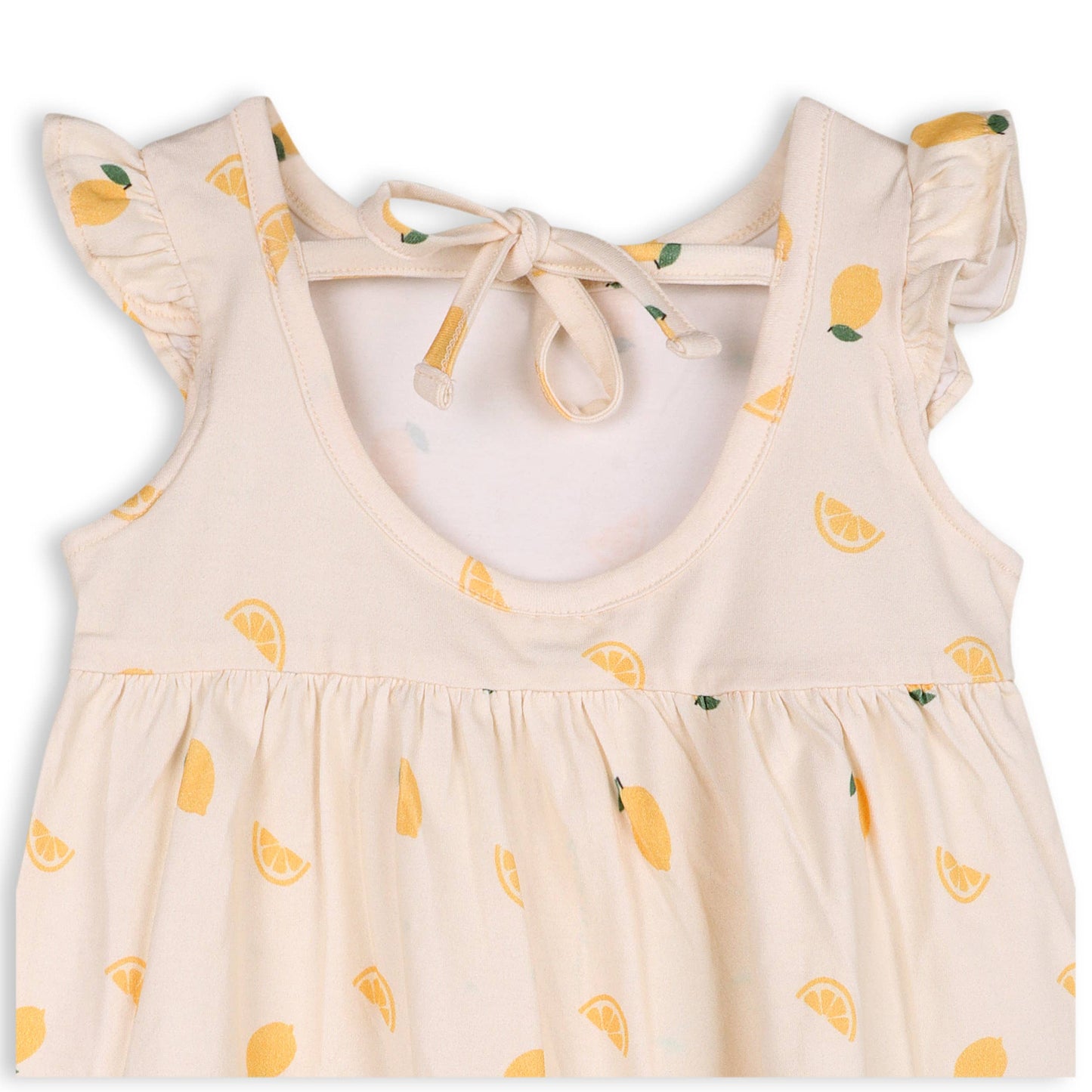 Lemon Baby Dress + Bloomer