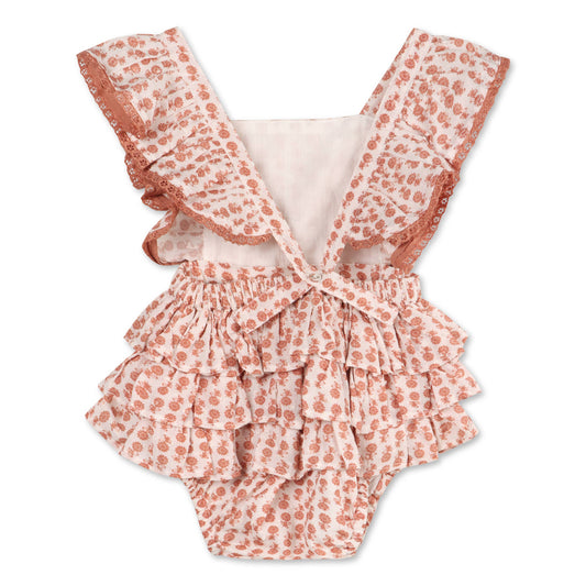 Vienna Ruffle Floral Romper