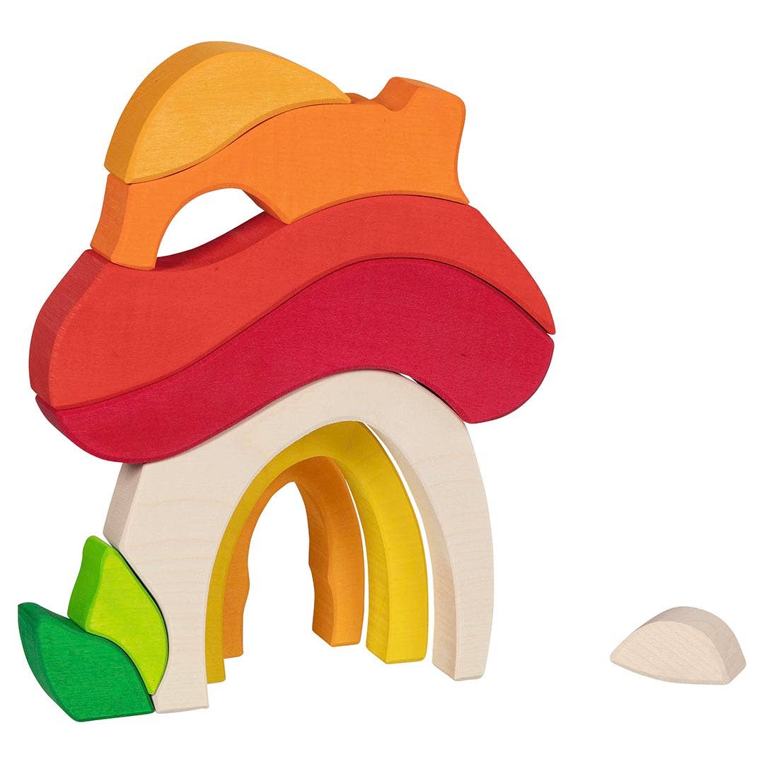 Mushroom House block set