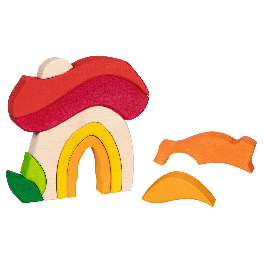 Mushroom House block set