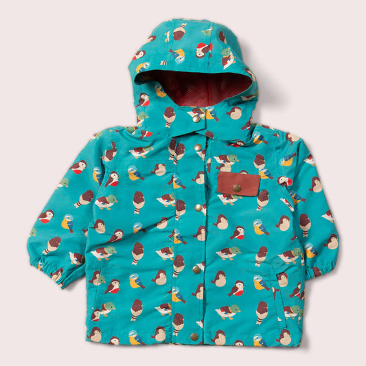 Garden Birds Waterproof Windbreaker Jacket