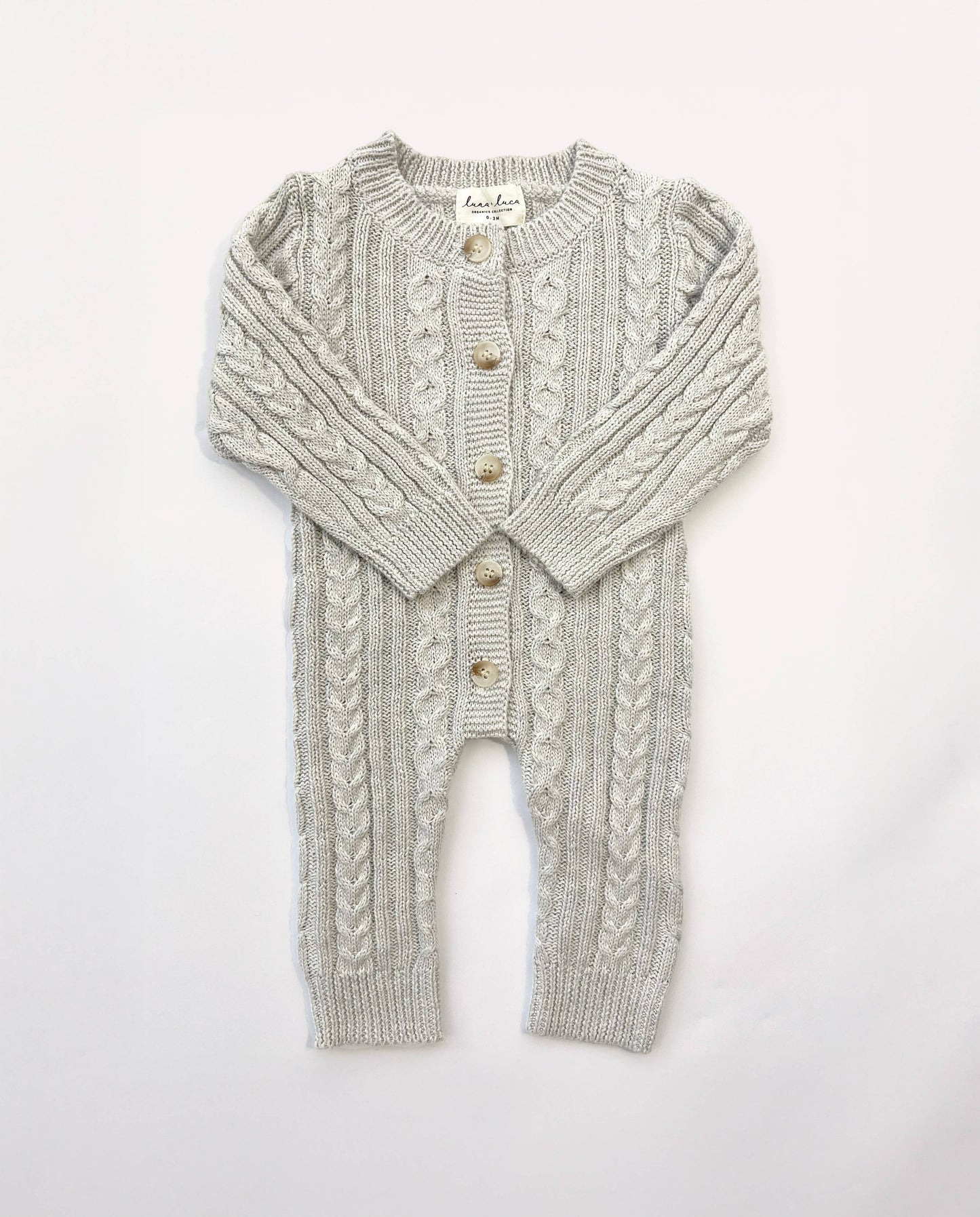 Classic Cable Knit Jumpsuit