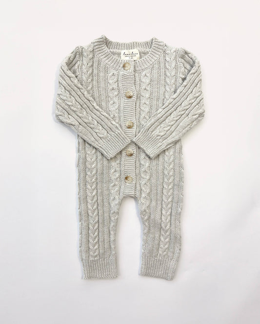 Classic Cable Knit Jumpsuit