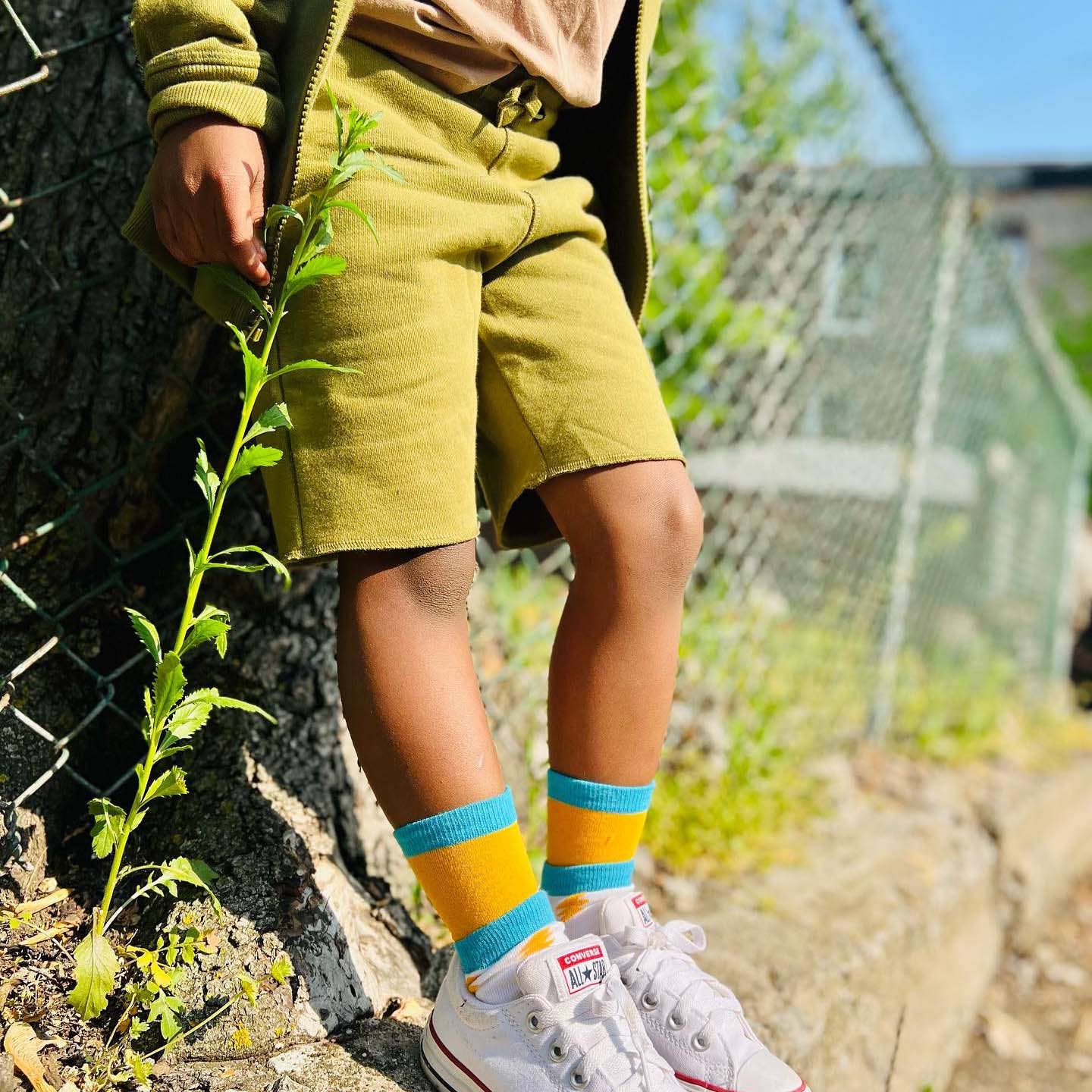 Kids Organic Cotton Drawstring Shorts