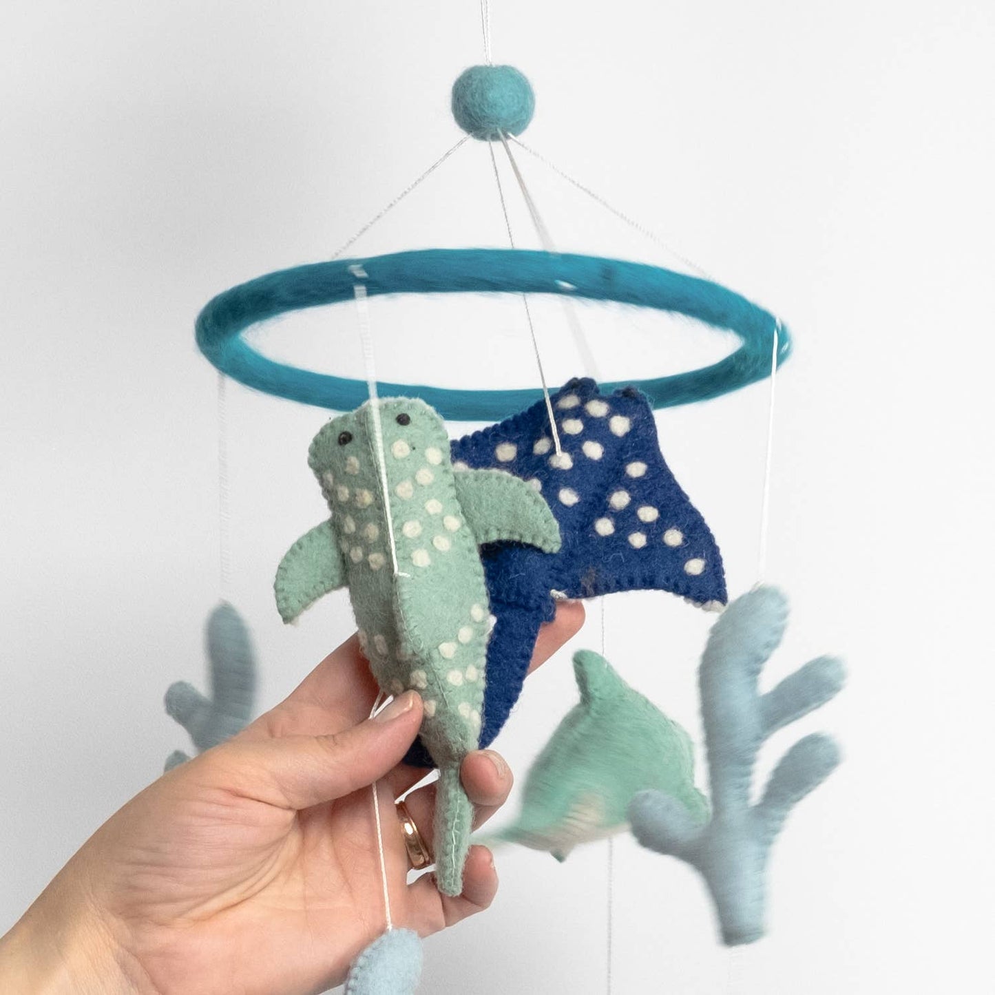 Sea Life Felted Mobile