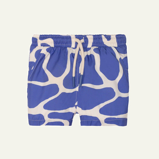 Spotted Giraffe Kid Swim Trunks