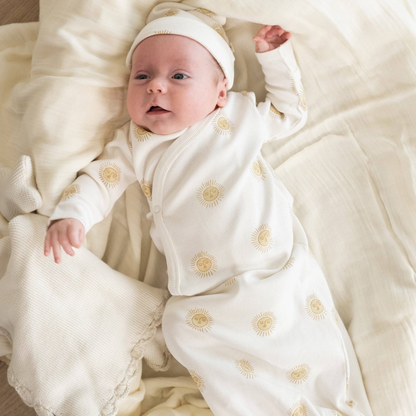 Organic Kimono Infant Sleep Gown