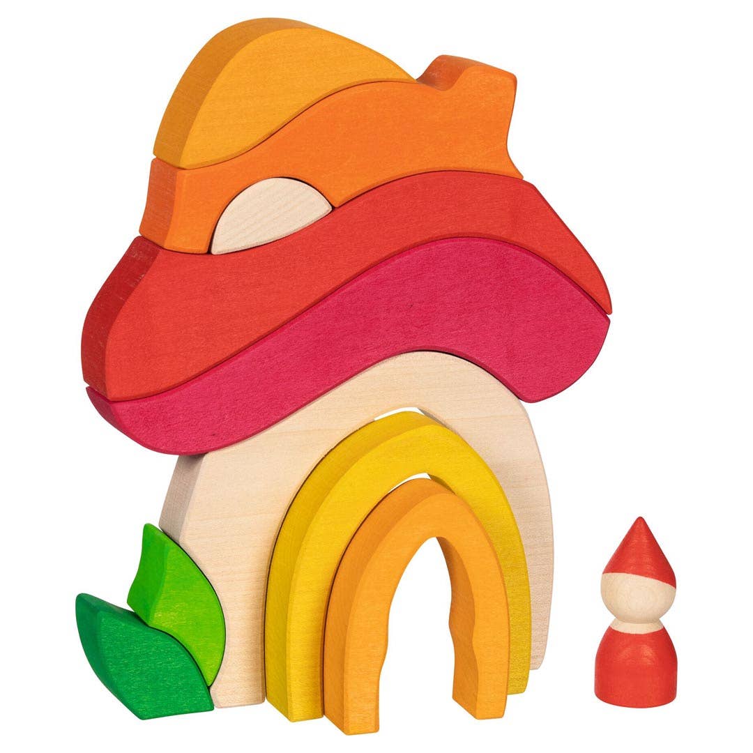 Mushroom House block set