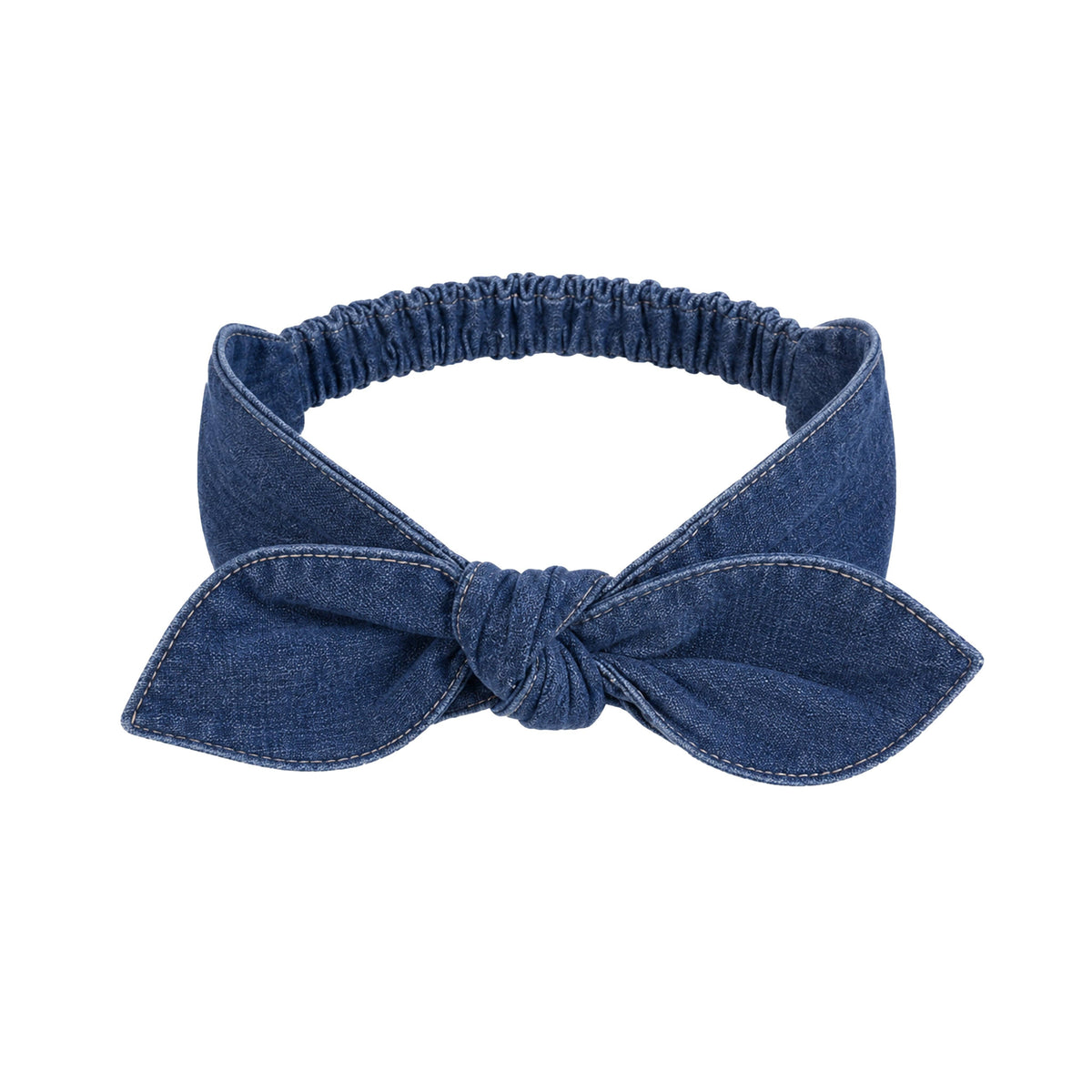 Chambray Bow Headband