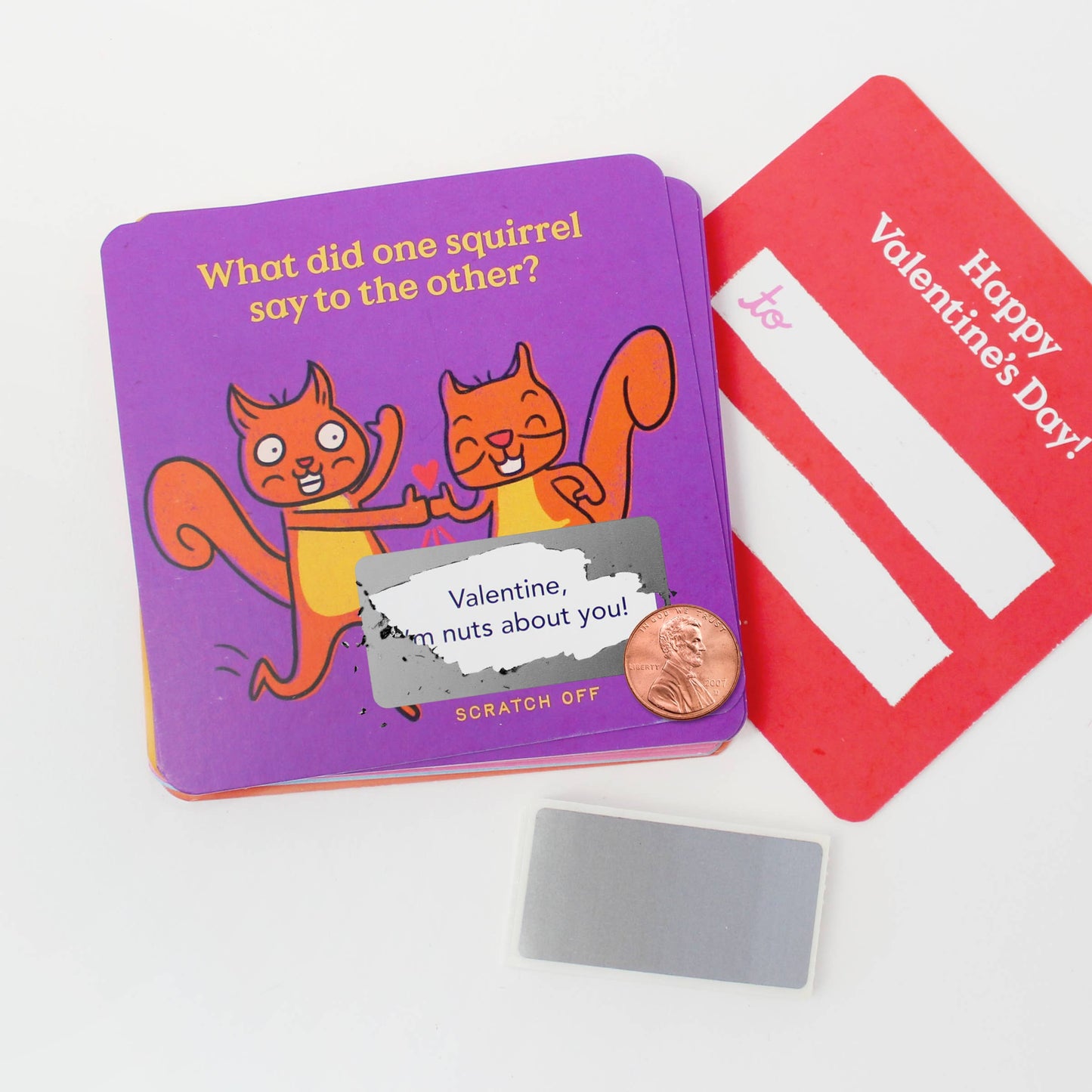 Scratch-off Joke Valentines