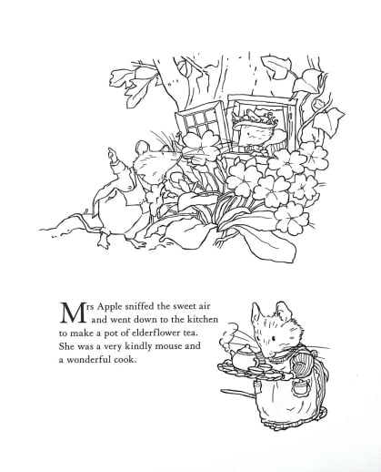 Brambly Hedge: Nature Coloring Book