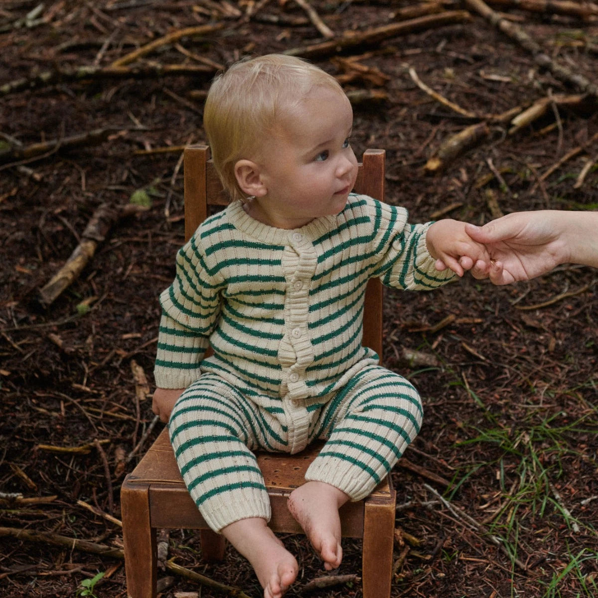 Pine Stripped Lou Suit