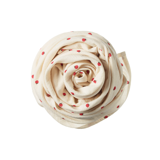 Raspberry Muslin Wrap