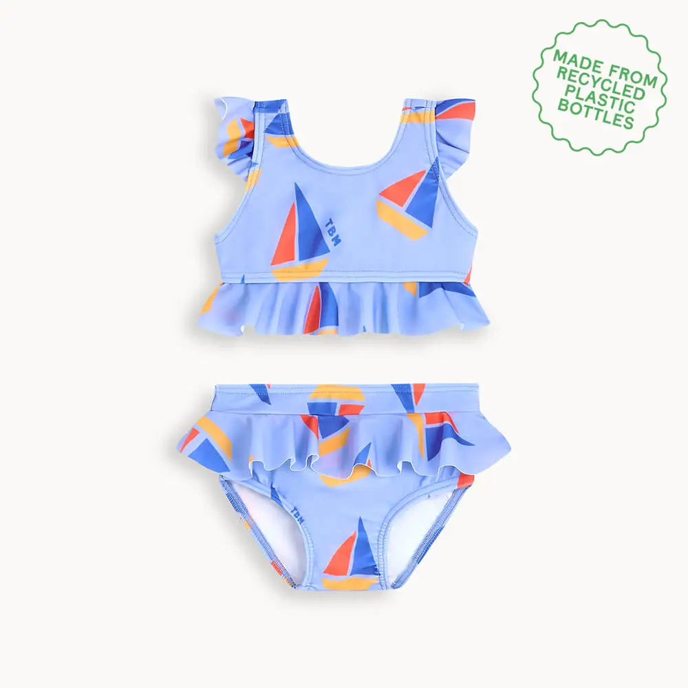 Rialto Blue Sailboat 2 Piece Swimsuit