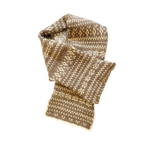 Baby Alpaca Fair Isle Knit Set for Baby